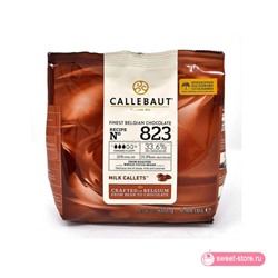 Шоколад молочный Barry Callebaut 823 (33,6%), 400 гр