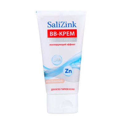 ВВ-крем с тонирующим эффектом для проблемной кожи SaliZink тон 01 светло-бежевый, 50 мл