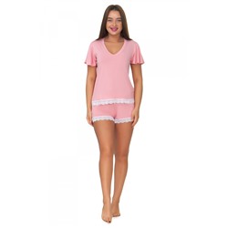 Пижама женская, модель 10, розовый (вискоза)