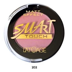 L’atuage Румяна компактные SMART TOUCH №202 дымчато-розовый