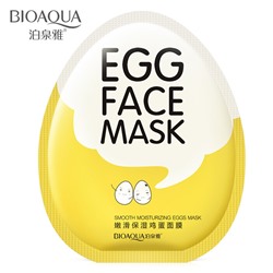 Увлажняющая тканевая маска с яичным экстрактом BIOAQUA EGG FACE MASK, 30гр
