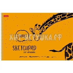 Скетчбук 40 л. А4 на гребне 100г/м2 Hello Хатбер 40А4Всп_20174, 40А4Всп_20174