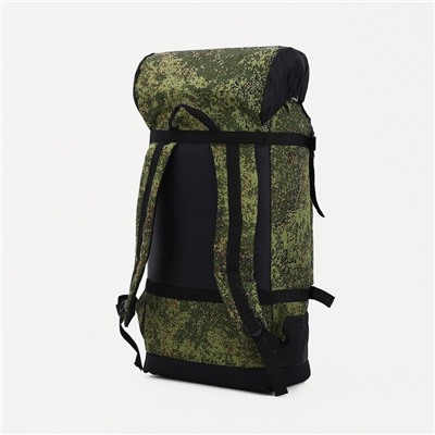 Рюкзак туристический, Huntsman, 40 л, отдел на шнурке, 3 наружных кармана, цвет зелёный