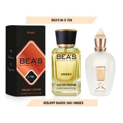 Парфюм Beas 50 ml U 759 Xerjoff Naxos 1861 unisex