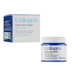 Крем для лица Farmstay Collagen Super Aqua Cream 80ml с гидролизированным коллагеном