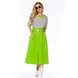 Платье  LEANNA-STYLE артикул 5010 зеленый