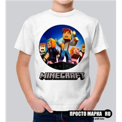 Детская футболка Minecraft Torch
