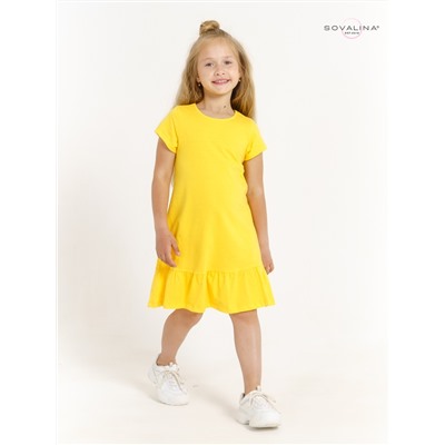 Платье Алиса  желтый 3025 122/желтый/100% хлопок