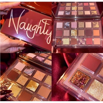 Палетка теней Huda Beauty Naughty Nude Eyeshadow Palette