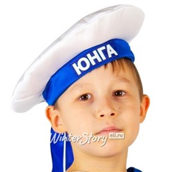 Детская шапка Бескозырка с лентой, 52 см (Бока С)
