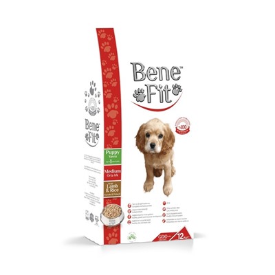 Сухой корм для щенков Benefit Puppy Medium with Lamb & Rice, 12 кг