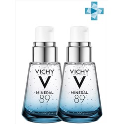 Виши Комплект Гель-сыворотка для всех типов кожи Минерал 89, 2 х 30 мл (Vichy, Mineral 89)