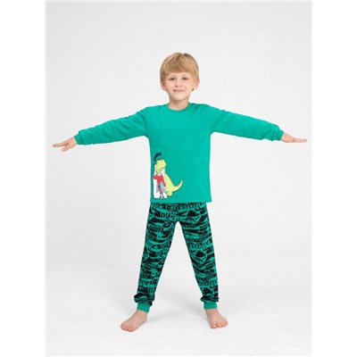 CWKB 50139-37 Комплект для мальчика (джемпер, брюки),зеленый