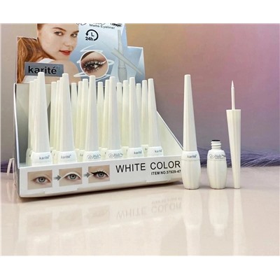 Подводка для глаз Karite White Matte eyeliner