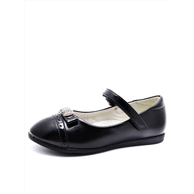 Туфли для девочек B-1422-B, черный