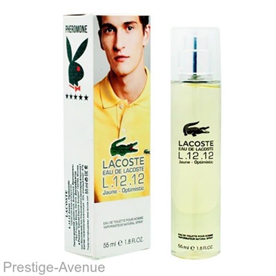 Lacoste 12.12 Jaune Optimistic edt 55 ml с феромонами