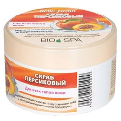 Belle Jardin BIO-SPA Скраб для лица Персиковый д/всех типов кожи (200мл).36 АКЦИЯ