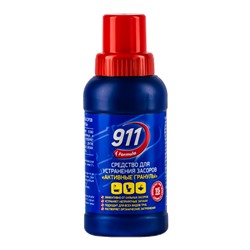Средство для устранения засоров 911 Активные гранулы, 250г