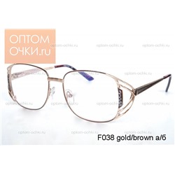 F038 gold/brown а/б