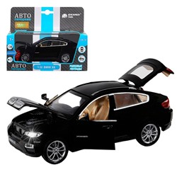 Модель 1:32 BMW X6, черный 1251157JB Автопанорама в Самаре