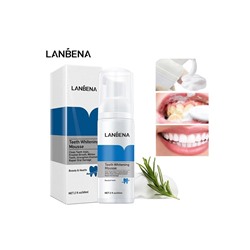 Lanbena Отбеливающий мусс для зубов+зубная паста 2 в 1, 60мл.