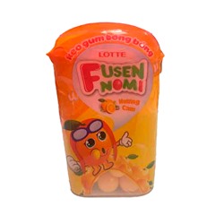 Жев. резинка LOTTE Fusen Nomi со вкусом апельсина 14гр
