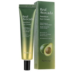 FarmStay Питательный крем для век с маслом авокадо Real Avocado nutrition Eye Cream