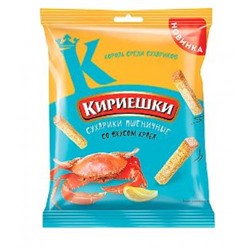 «Кириешки», сухарики со вкусом краба, 40 гр. KDV