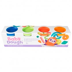Набор для творчества Тесто для лепки BabyDough набор 4 цвета №2 BD017 в Самаре