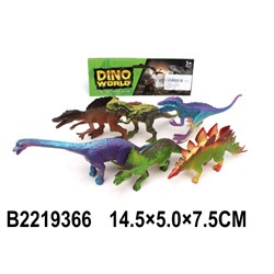 Набор динозавров 6шт. в пакете (9937, 2219366)