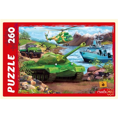 Puzzle  260 элементов "Военная техника" (П260-8200)