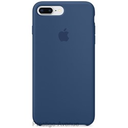 Силиконовый чехол для iPhone 7/8 Plus -Тёмный кобальт (Blue Cobalt)