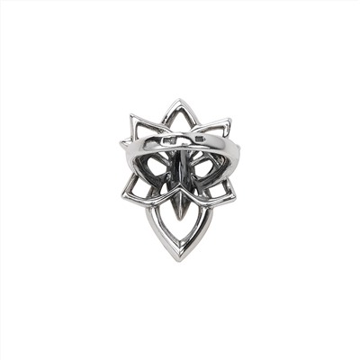 "Рингостела" кольцо в серебряном покрытии из коллекции "Королева ночи" от Jenavi