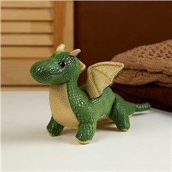 Мягкая игрушка «Дракончик», 29 см, цвет зелёный
