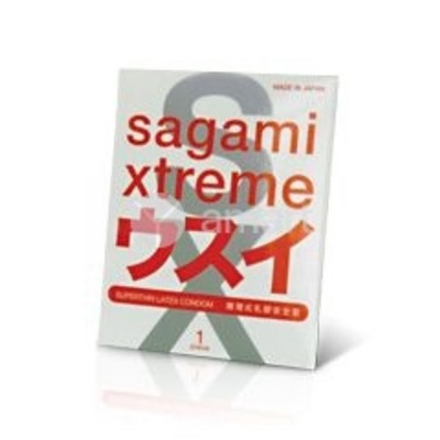 Презервативы Sagami Xtreme Superthin латексные, ультратонкие 1шт.