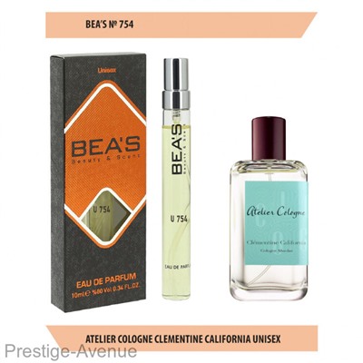 Компактный парфюм Beas U 754 Atelier Cologne Clementine California unisex 10 ml