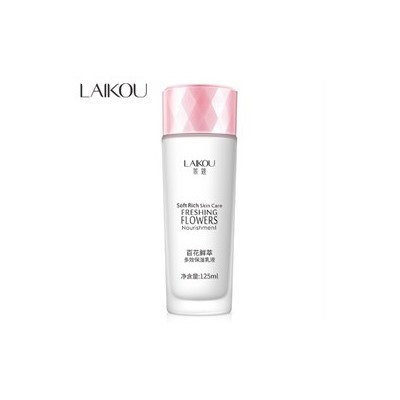 Лосьон для лица Laikou Freshing Flowers Lotion 125 ml c экстрактом цветов лотоса, орхидеи и граната