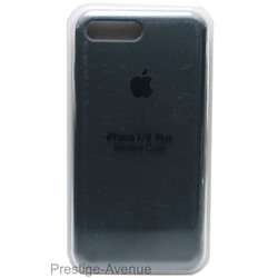 Силиконовый чехол для iPhone 7/8 Plus темно-серый