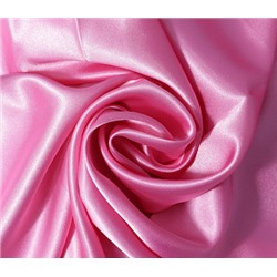Ткань атлас стрейч 95 г/м² 97% полиэстер, 3% спандекс шир.150 см арт.Р.11322.21 цв.21 розовый уп.25м