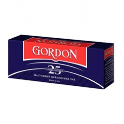 Акбар Gordon черный байховый цейлонский крупнолистовой чай 25 пак.