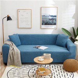 Чехол для дивана арт ДД8, цвет:голубое озеро ОЦ