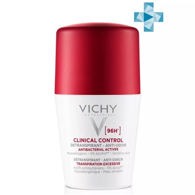 Виши Дезодорант-антиперспирант Clinical Control 96 ч, 50 мл (Vichy, Deodorant)