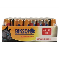 Батарейка BIKSON LR6-40SB, 1,5V, АА, 40 шт, showbox, арт. BN0532-LR6-40SB алкалиновая (цена за 1 шт.