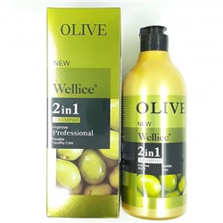 WELLICE  Шампунь 2 в 1 OLIVE Увлажняющий для сухих волос ОЛИВА  520мл  (B-127-05)