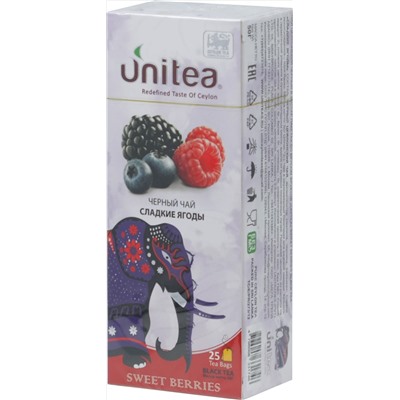 UNITEA. Sweet berries карт.пачка, 25 пак.