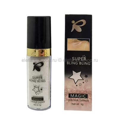 Хайлайтер для лица и тела Sparcli Super Bling Bling Magic Colour Shiner Silver Bottle 9g