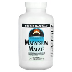 Source Naturals, малат магния, 3750 мг, 360 таблеток