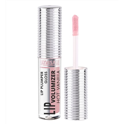 LuxVisage Блеск-плампер для губ  LIP volumizer hot vanilla, тон 303 Baby Pink,Unicorn 2.9г