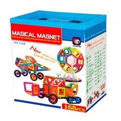 Магнитный конструктор Magical Magnet 168 деталей