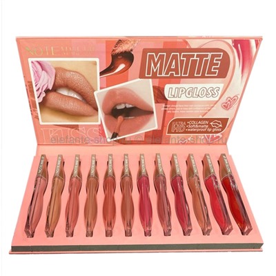 Набор матовых помад Note Kiss Matte Lipgloss 12pcs (52)